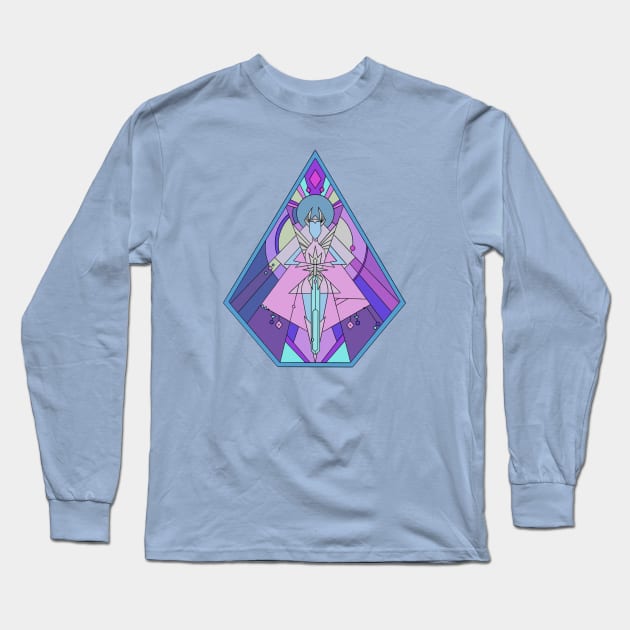 Stained Glass She-Ra Long Sleeve T-Shirt by Oz & Bell